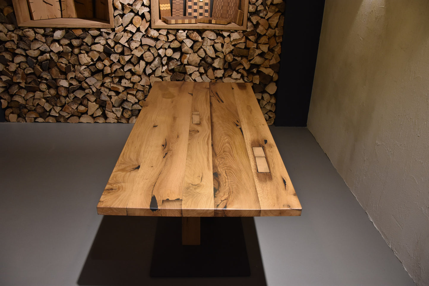 Alteiche - Massivholztischplatten Konfigurator