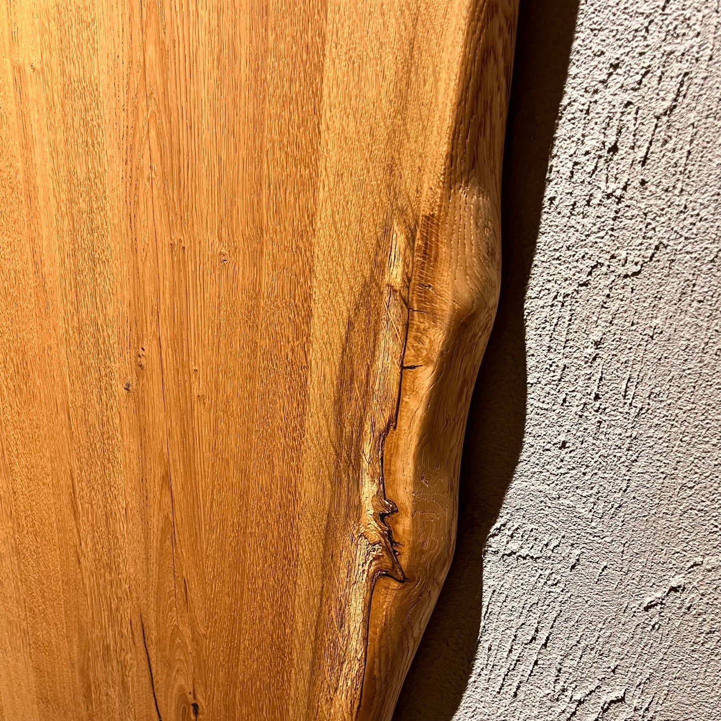 Massivholz Schiebetür mit Waldkante