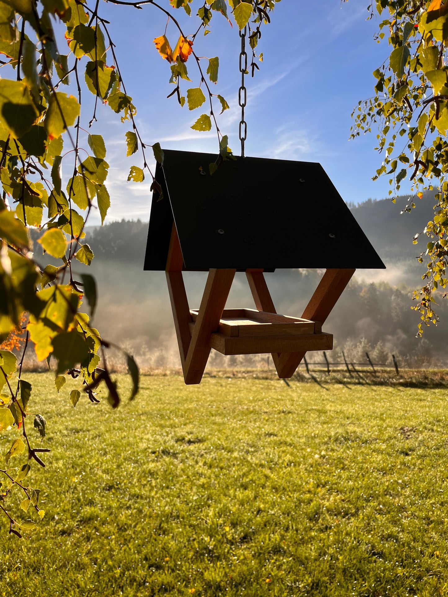 Vögelhaus „Square tip Naturöl“