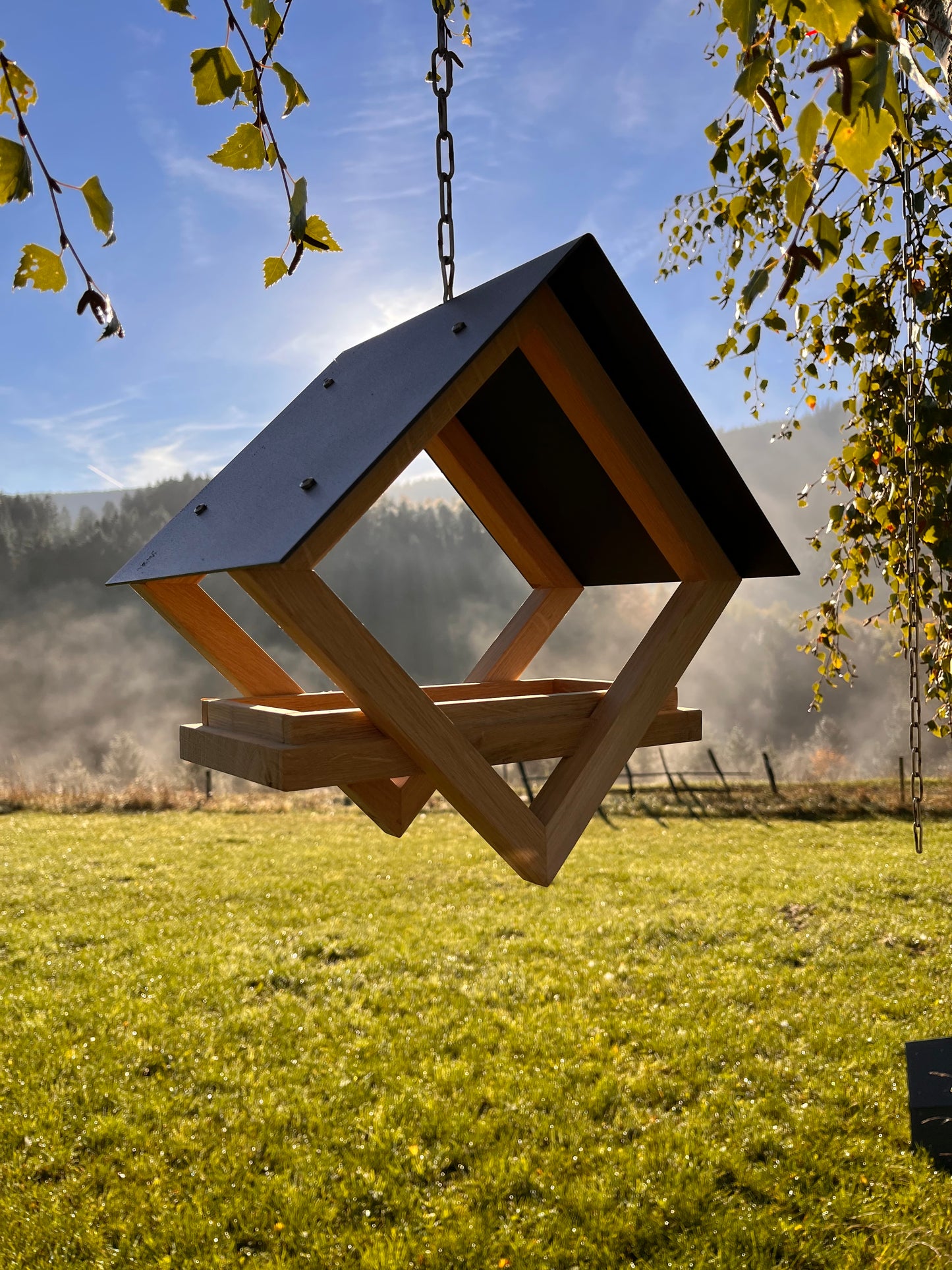 Vögelhaus „Square tip nature"