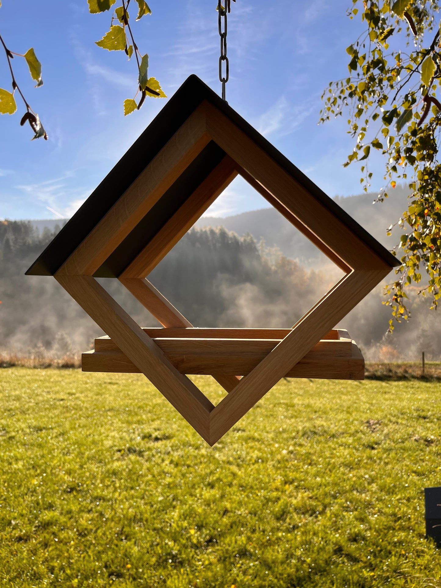 Vögelhaus „Square tip nature"