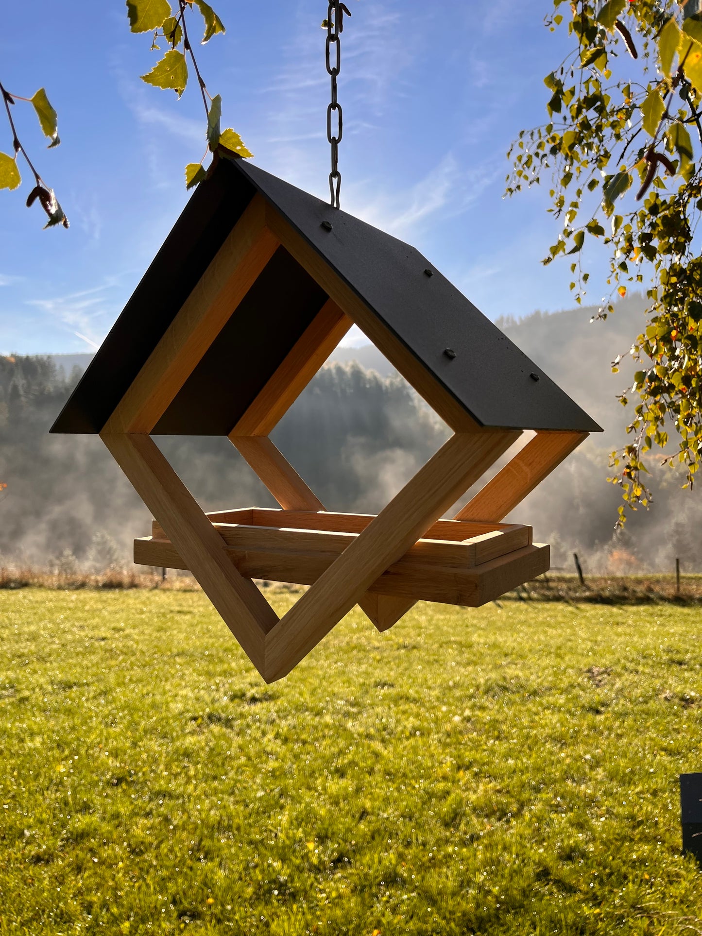 Vögelhaus „Square tip nature"