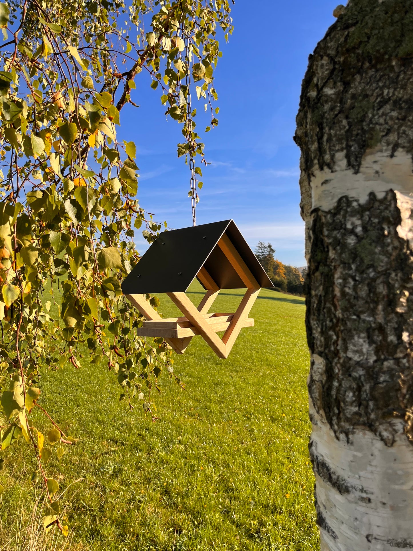 Vögelhaus „Square tip nature"