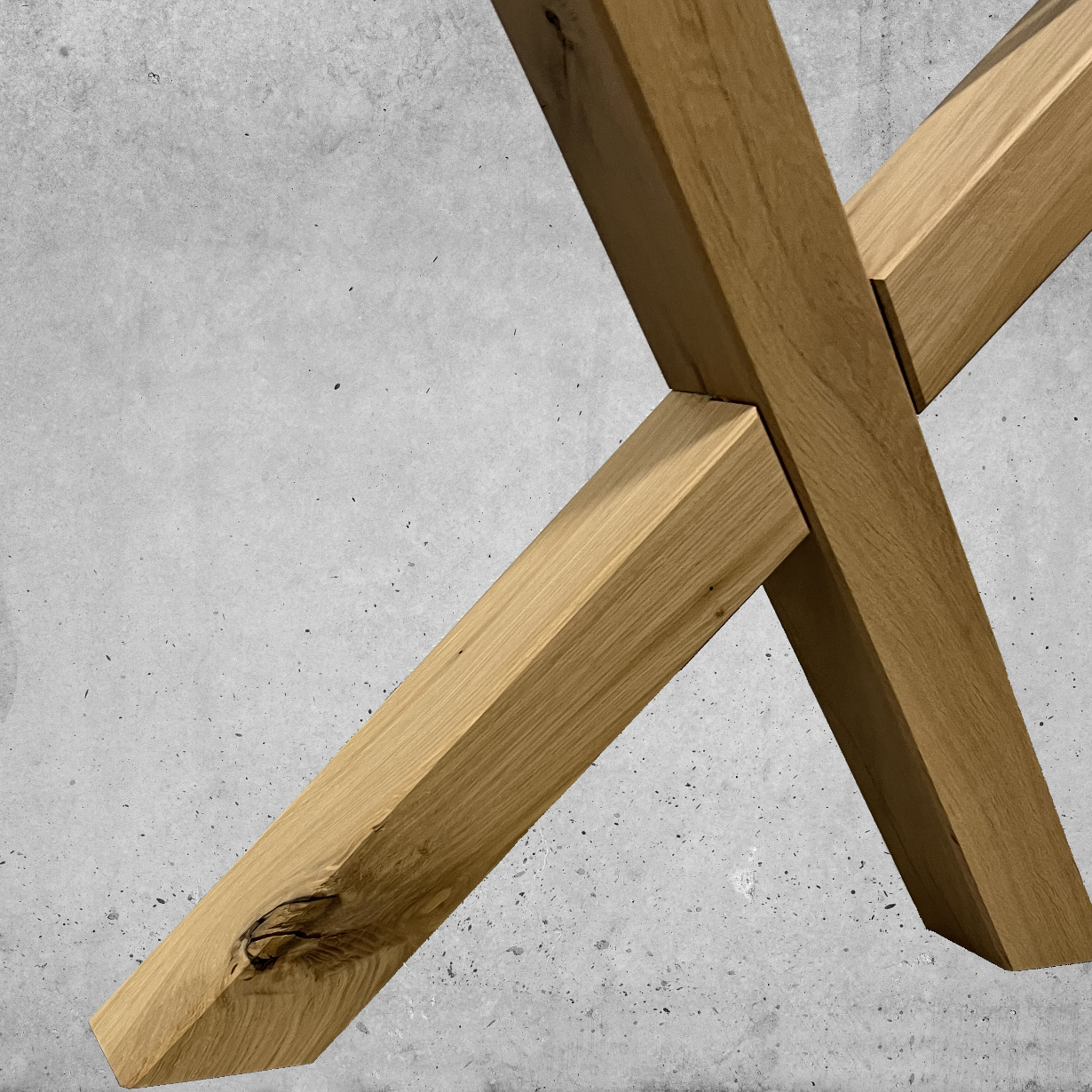 Tischgestell "X"-Holz