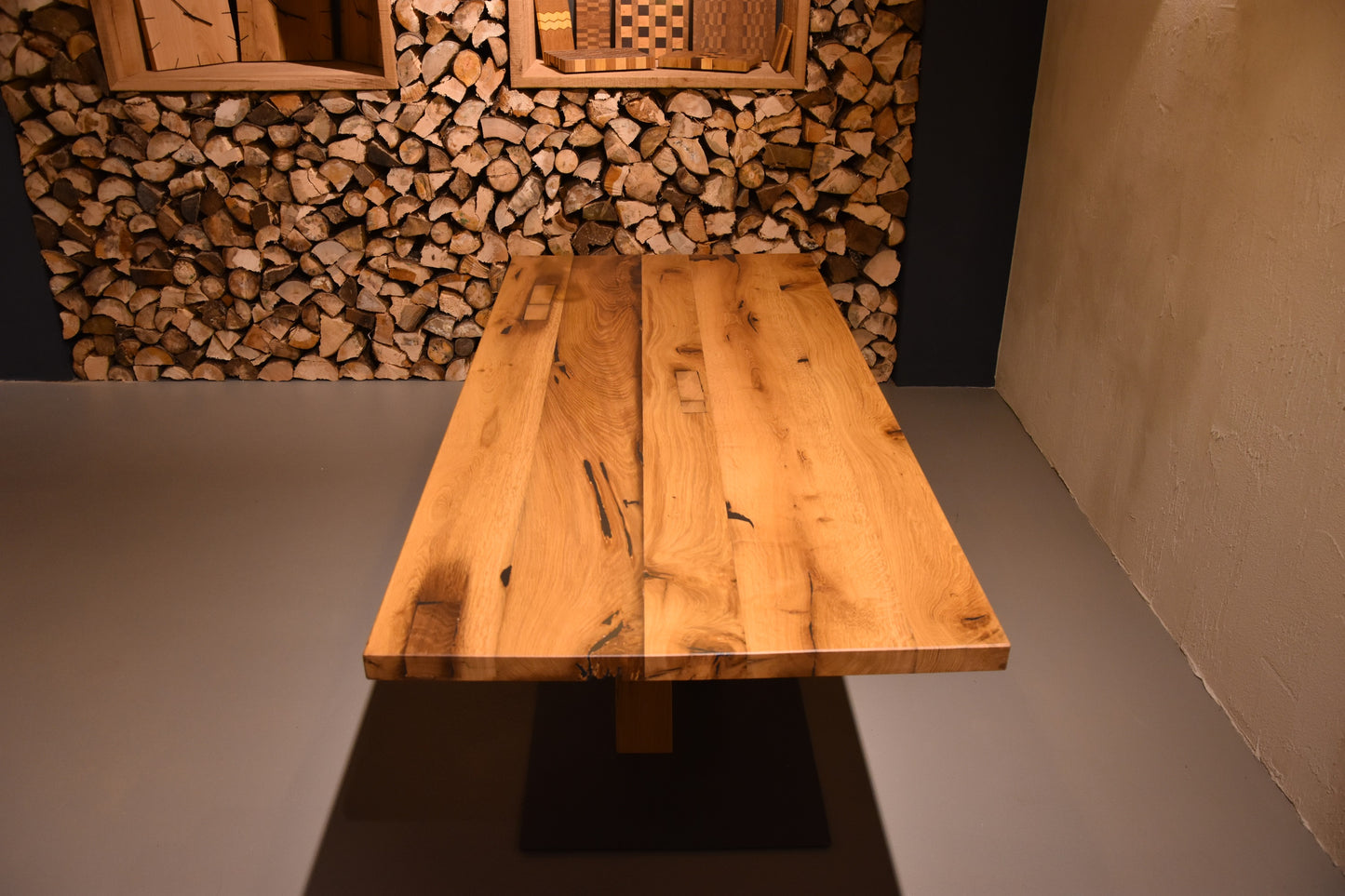 Alteiche - Massivholztischplatten Konfigurator