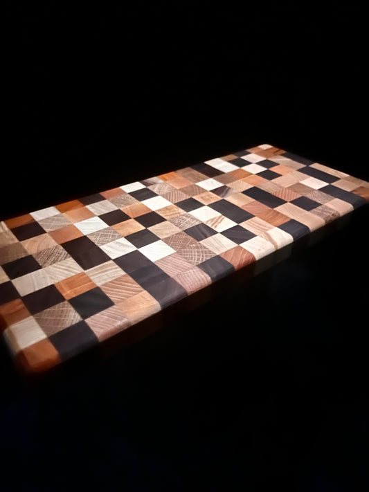 Kopfholzessbrettchen "Bunt - Klein"