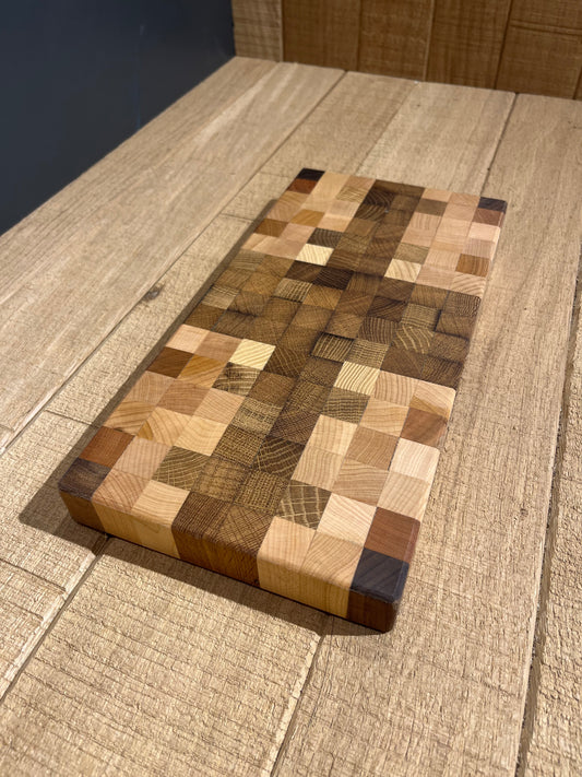 Kopfholzschneidebrett "Kreuz"