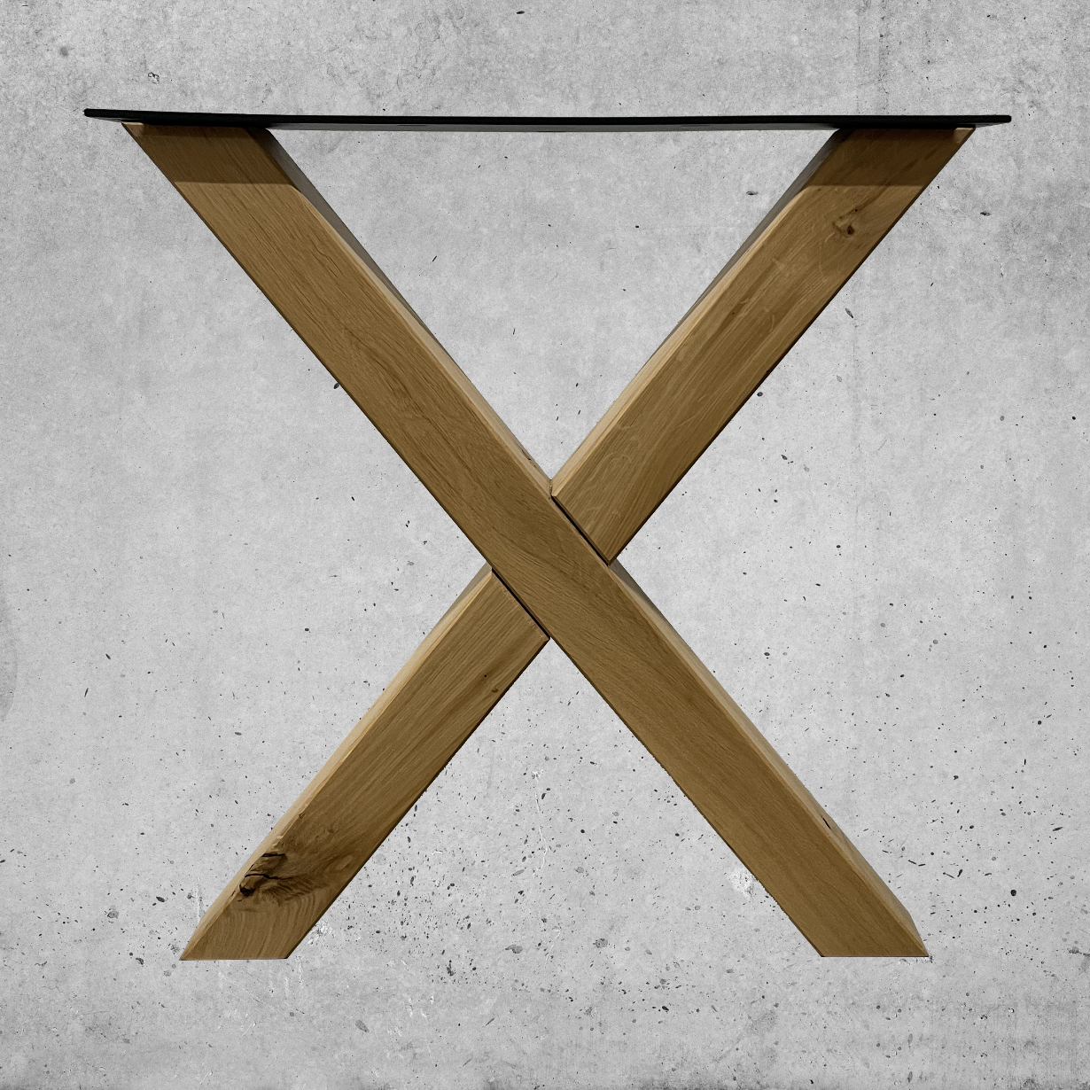 Tischgestell "X"-Holz