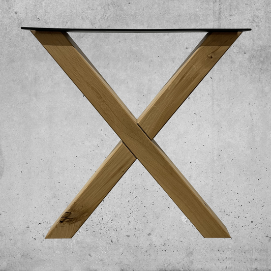 Tischgestell "X"-Holz