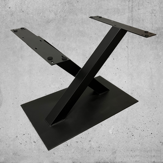 Tischgestell "X"-Mittig