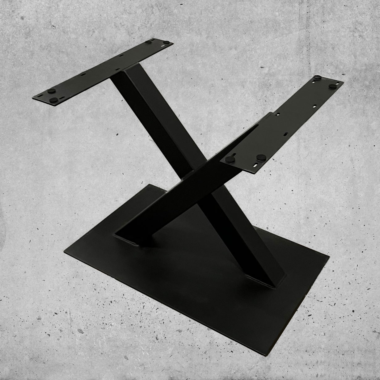 Tischgestell "X"-Mittig