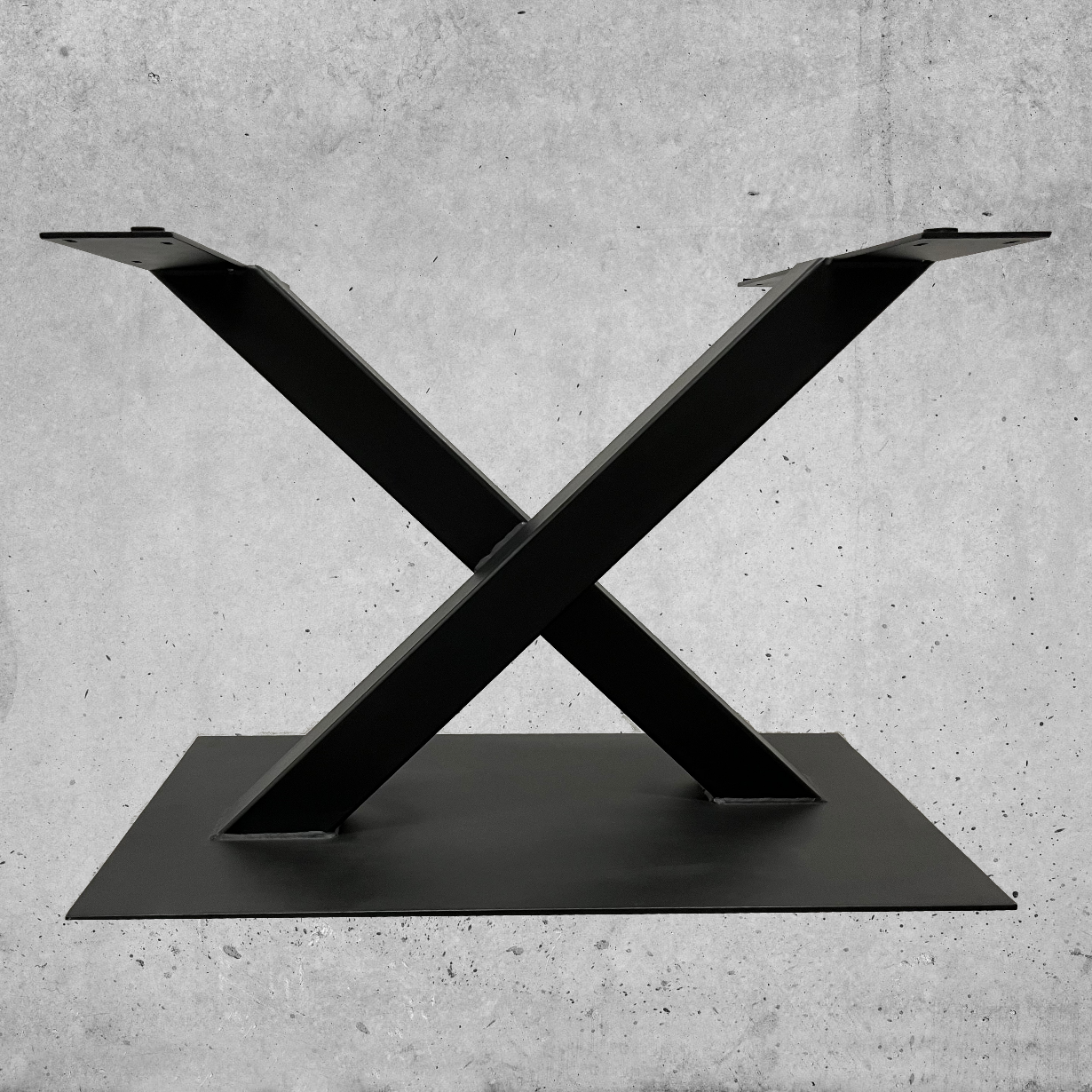 Tischgestell "X"-Mittig